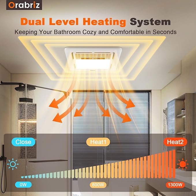 4-in-1 Bathroom Exhaust Fan - Image 2