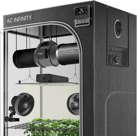 AC Infinity Advance Grow System 4x4, 4-Plant Kit, WiFi-Integrated Grow Tent Kit by ACInfinity