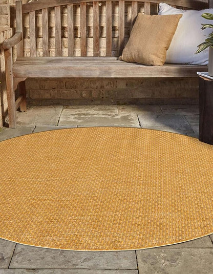 Unique Loom Collection Casual Transitional Solid Heathered Indoor/Outdoor - Image 3
