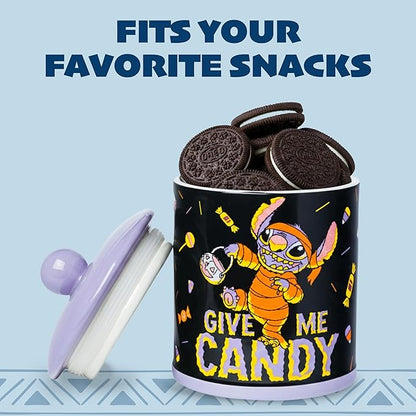 Silver Buffalo Disney Lilo and Stitch Halloween Mummy Give Me Candy Ceramic - Image 3