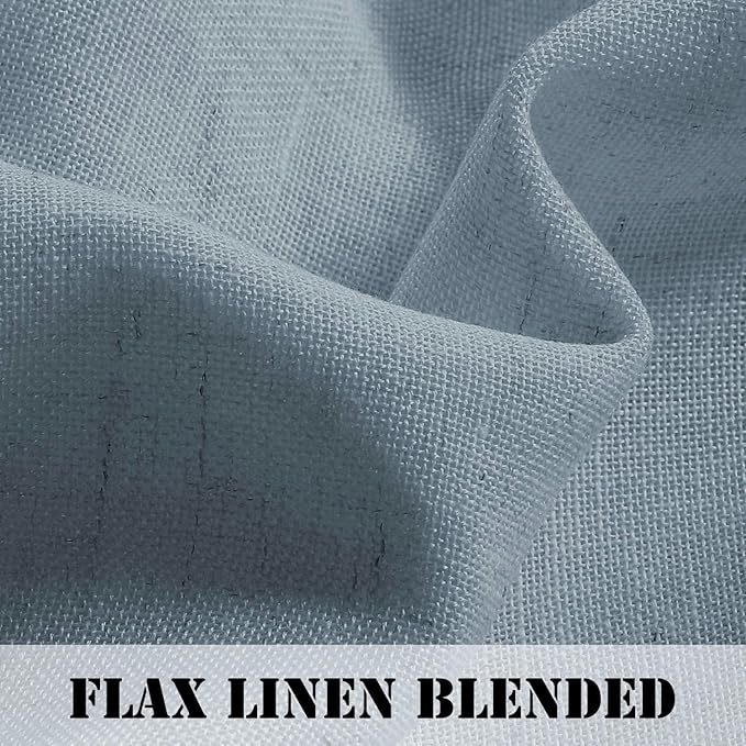 H.VERSAILTEX Light Filtering Linen Textured Curtains - Image 3