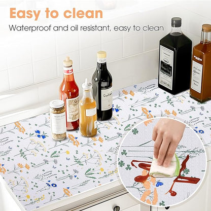 Drawer and Shelf Liner, Non-Slip Kitchen Cabinet Liners Non-Adhesive Thick - Image 3