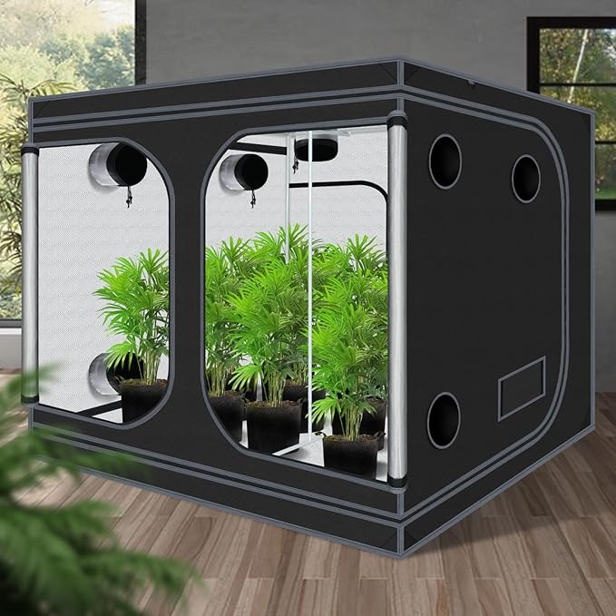Grow Tent 120"x120"x78" Grow Tents Plant Tent 600D Mylar Reflective Grow Tent - Image 2