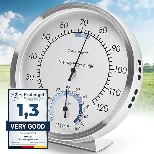 Analog Thermometer – Hygrometer – Thermometer by MAVORI