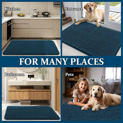 OLANLY Dog Door Mat for Muddy Paws 59x20, Absorbs Moisture and Dirt, Absorbent - Image 8