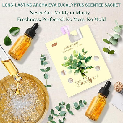 MR.A 13 Packs Eucalyptus Scented Sachets, Fragrance Sachet Bags - Image 4