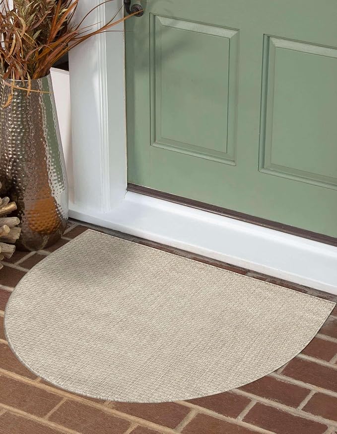 Unique Loom Outdoor Solid Collection Area Rug - Image 4