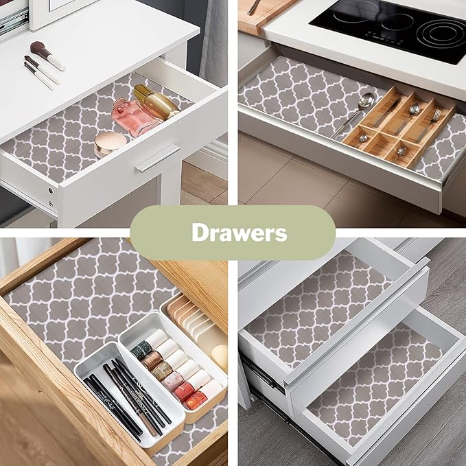 Drawer and Shelf Liner for Kitchen Cabinet: 23.6 in X 30 Ft Non Slip Waterproof - Image 5