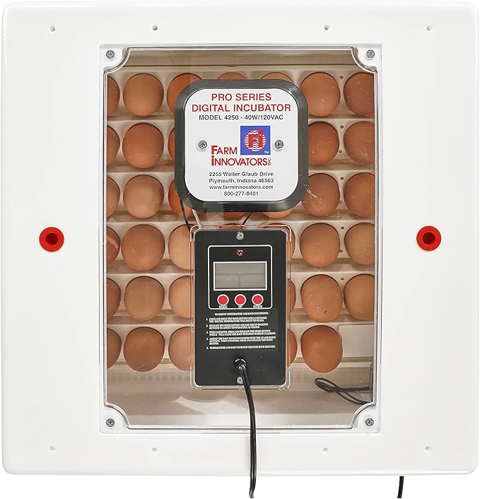 Farm Innovators 4250 Heated Digital Circulated Air Incubator w/Automatic Egg - Image 2