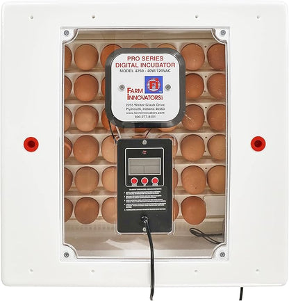Farm Innovators 4250 Heated Digital Circulated Air Incubator w/Automatic Egg - Image 2