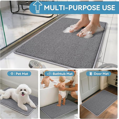 Non Slip Shower Mat Bathtub Mat 16x24 Inch, Quick Dry Bath Mat - Image 8