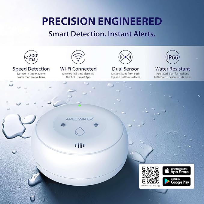 APEC WATER WiFi Water Leak Detector - Image 2