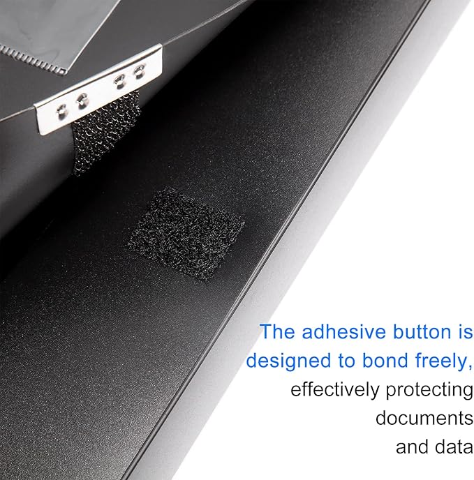 A4 Storage File Boxes Archives Cases, Foldable Plastic File Folder, Thickened - Image 3