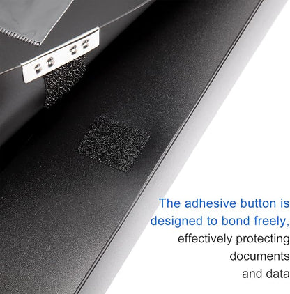 A4 Storage File Boxes Archives Cases, Foldable Plastic File Folder, Thickened - Image 3