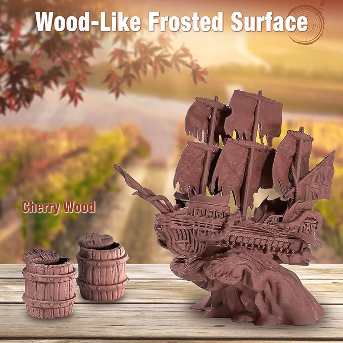 OVV3D Wood PLA Filament 1.75mm, Cherrywood Filament 3D Printer Filament - Image 5