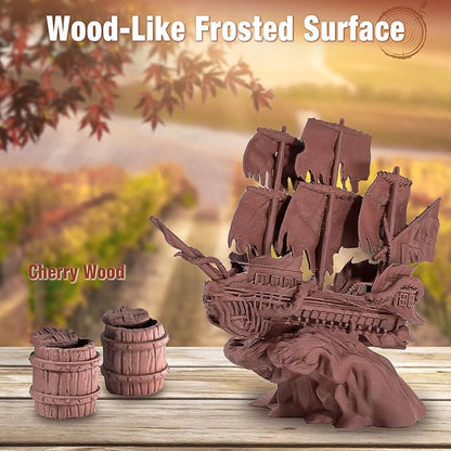 OVV3D Wood PLA Filament 1.75mm, Cherrywood Filament 3D Printer Filament - Image 5