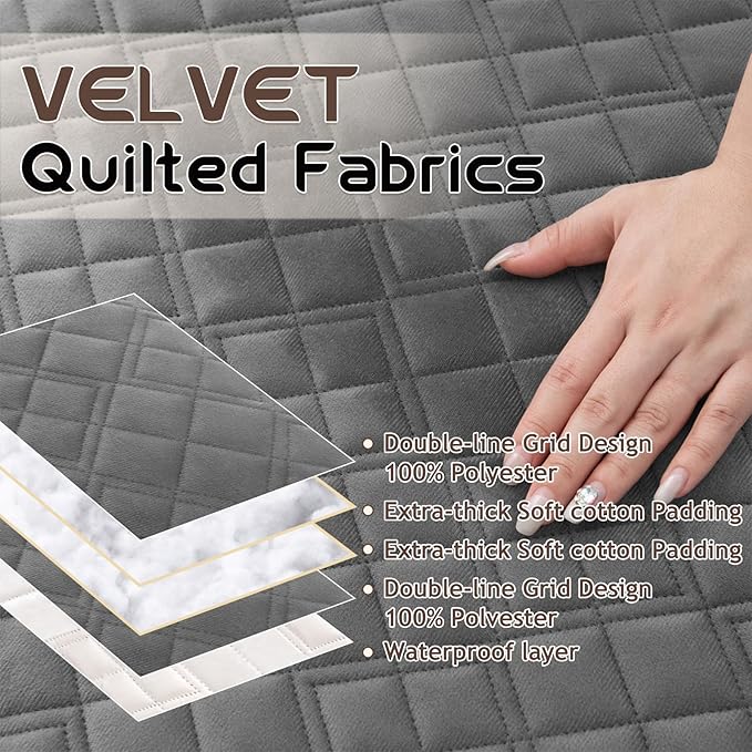 Arfntevss Waterproof Recliner Sectional Couch Covers - Image 3