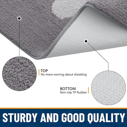 Smiry Dog Door Mat for Muddy Paws, Absorbs Moisture and Dirt, Low-Profile - Image 6