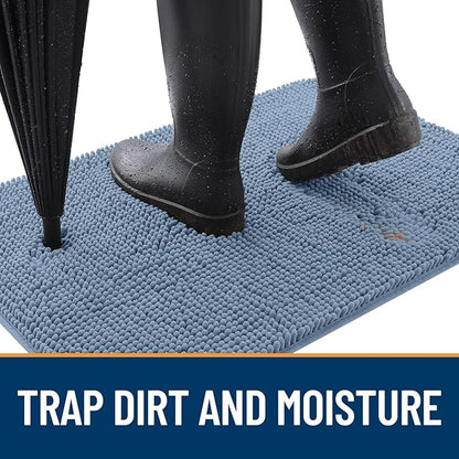 OLANLY Dog Door Mat for Muddy Paws 54x32, Absorbs Moisture and Dirt, Absorbent - Image 2