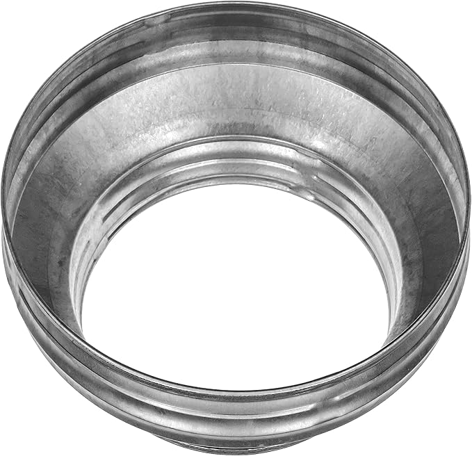 Vent Systems 8" Inch to 6" Inch Duct Reducer – Galvanized Steel HVAC Pipe - Image 7
