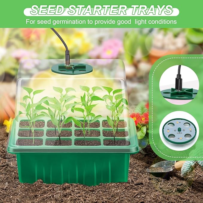 Lunies 6 Packs Seed Starter Tray - Image 3