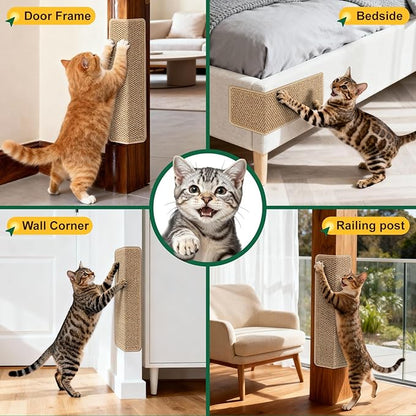 ENONCI​ Corner Cat Scratcher Wall Mounted - Image 5