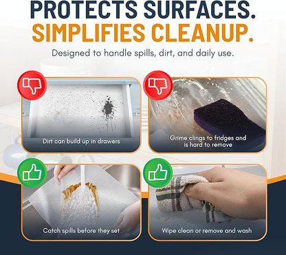 Shelf Liner Drawer Liner for Kitchen Cabinets Non-Adhesive by Linda’s Essentials - Image 6