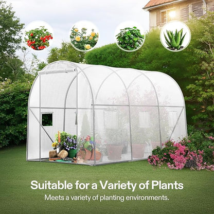 VIVOSUN 10x7x7 Ft. Large Walk in Greenhouse, Garden Plant Hot House - Image 7