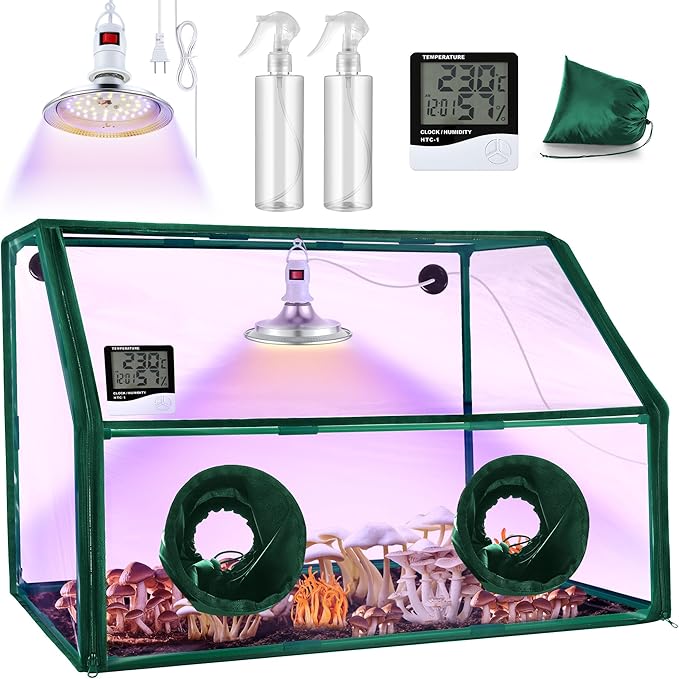 Meonum Large Still Air Box Mushroom Grow Tent, Monotub Kit by Meonum