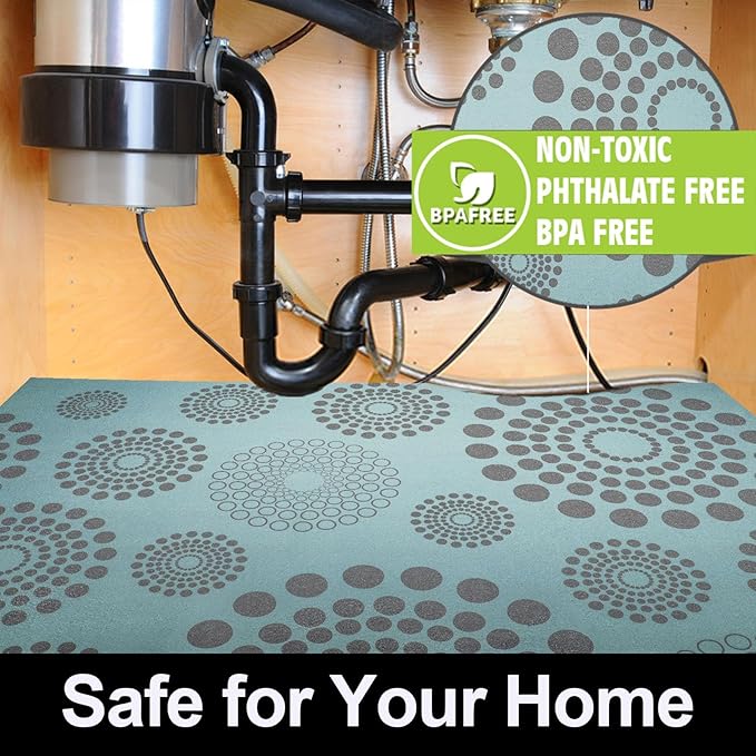 AiBOB Waterproof Under Sink Mat, Absorbent Quick Dry Sink Liners Protect - Image 7
