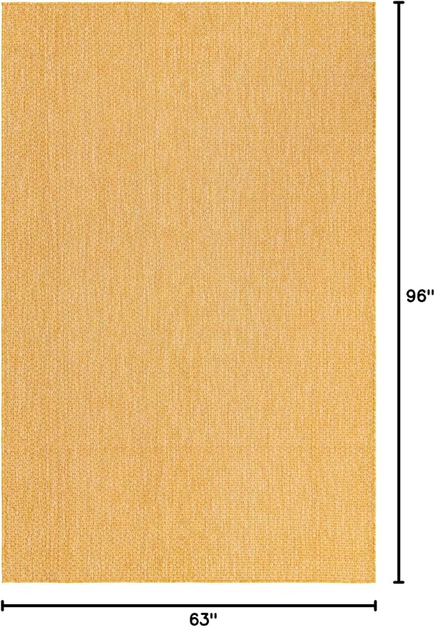 Unique Loom Collection Casual Transitional Solid Heathered Indoor/Outdoor - Image 2