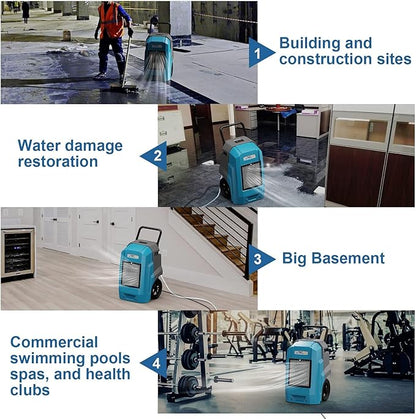 ALORAIR 180 Pints Commercial Dehumidifier - Image 6