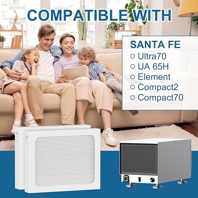 9 x 11 x 1 Air Filter for Santa Fe Compact70 Dehumidifier Ultra70 Element - Image 4