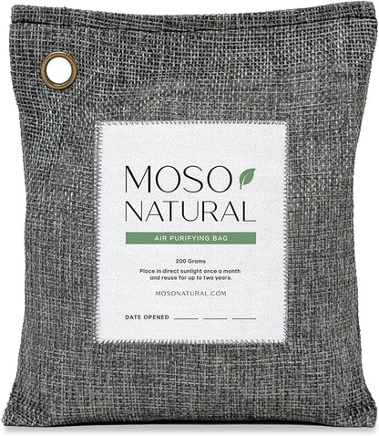 Moso Natural Air Purifying Bag 200g | HGTV Editor's Pick | Premium Bamboo by MosoNatural