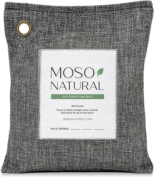 Moso Natural Air Purifying Bag 200g | HGTV Editor's Pick | Premium Bamboo by MosoNatural