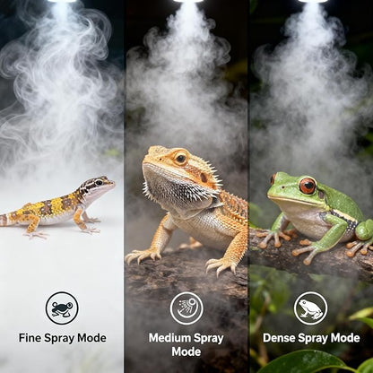 Reptile Mister System, Mister for Reptile Tank Terrarium Fogger/Humidifier & - Image 2