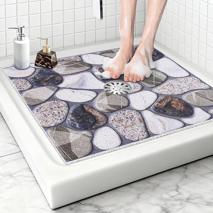 Square Shower Mat Non Slip: 32x32 Inch Extra Large Shower Mats - Image 8