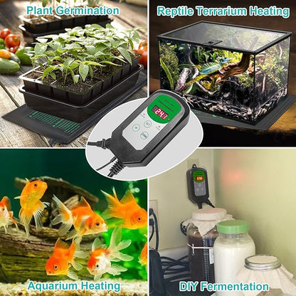 Seedling Heat Mat 8 Pack, Waterproof Warm Hydroponic Plant Heating Mat - Image 7