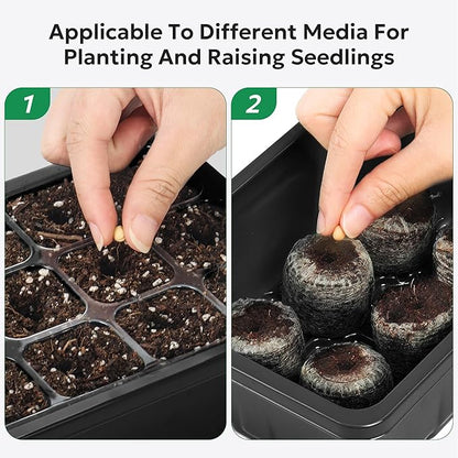 MIXC 10 Packs Seed Starter Tray Seed Starter Kit - Image 6