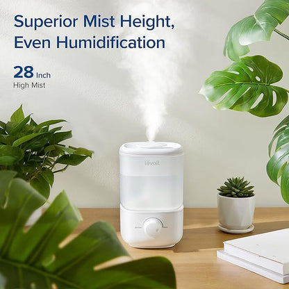 LEVOIT Top Fill Humidifiers for Bedroom, 2.5L Tank for Large Room, 28dB Quiet - Image 5