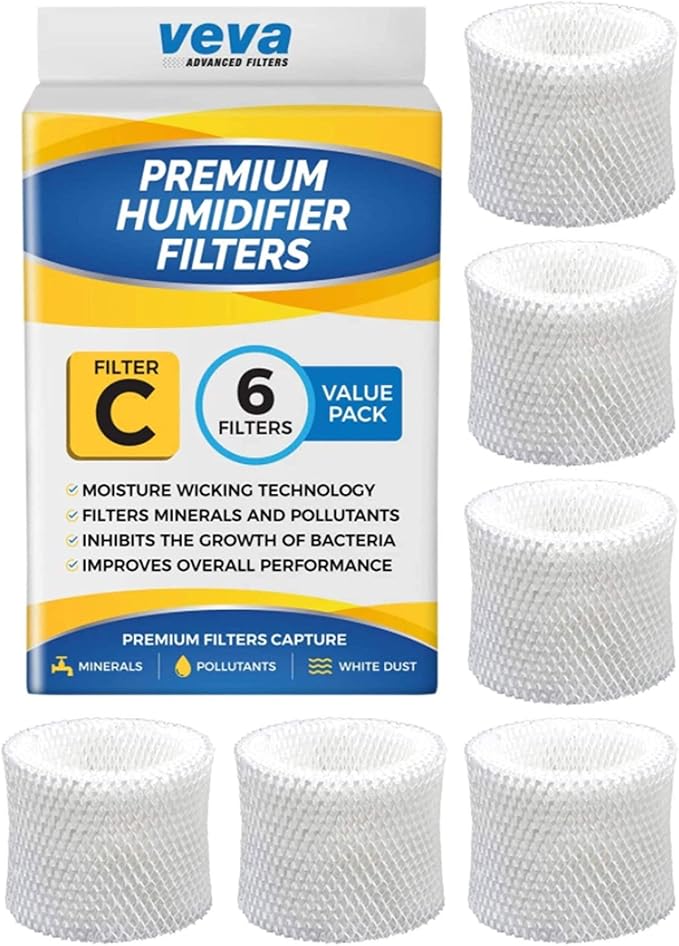 VEVA 6-Pack Premium Humidifier Filters by VEVA