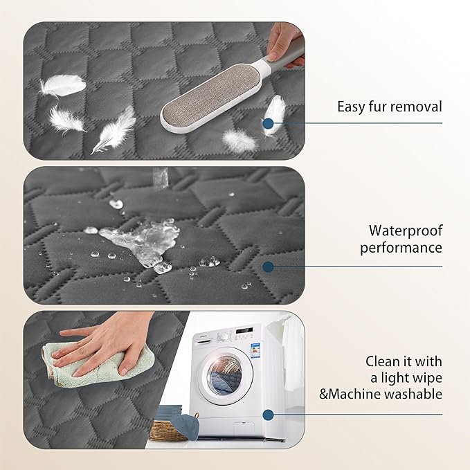 gogobunny 3X Stronger Waterproof Pet Blanket, Scratch Proof Furniture Protector - Image 7