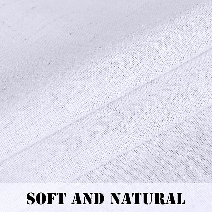 H.VERSAILTEX Linen Curtains Elegant Natural Linen Blended Curtains Energy - Image 4