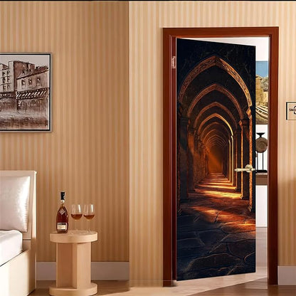 3D Door Decals Stickers, Peel Stick Wall Murals Vinyl Wallpaper Self-Adhesive - Image 7