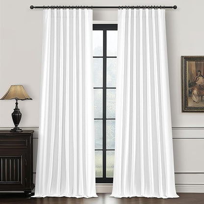 100 Inch Curtains Complete Blackout Curtains by QJMYDECO