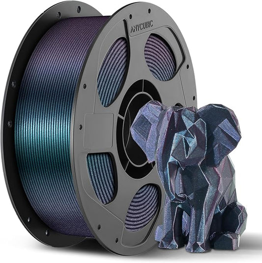 ANYCUBIC Galaxy PLA 3D Printer Filament, Sparkle Glitter PLA, Chameleon by ANYCUBIC