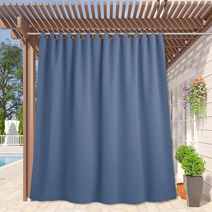 RYB HOME Extra Wide Outdoor Curtains by RYBHOME