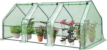 VIVOSUN Portable Mini Greenhouse 94.5x36x36-Inch Tunnels, PE Cover by VIVOSUN