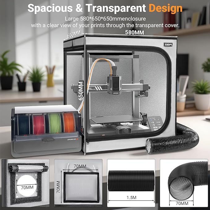 3D Printer Enclosure with Ventilation Kit - Image 3