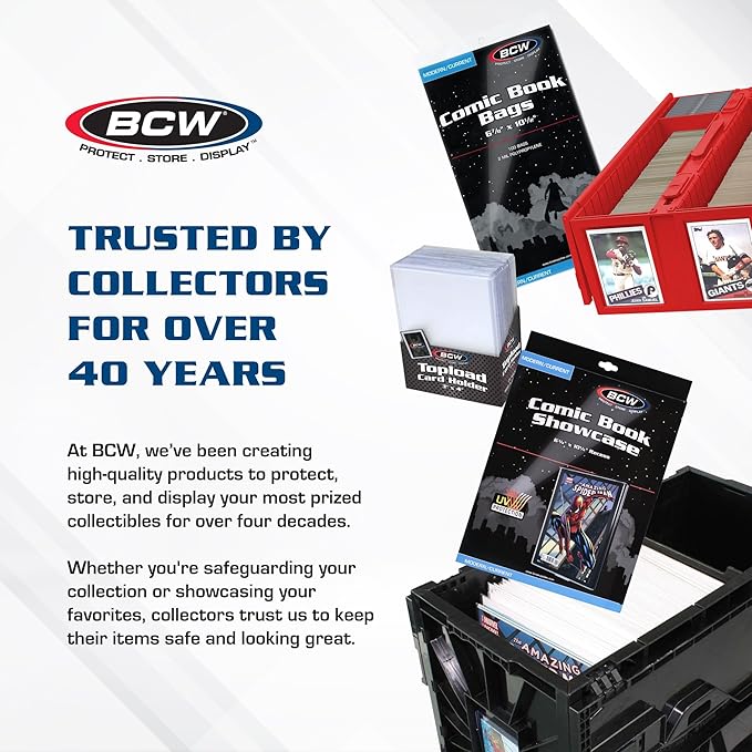 BCW Collectible Card Bin – Blue | Holds 3200 Cards | Includes 4 Dividers | - Image 6